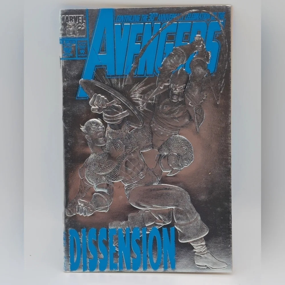 Marvel Avengers #363 1993 Comic Book with Silver and Blue Cover